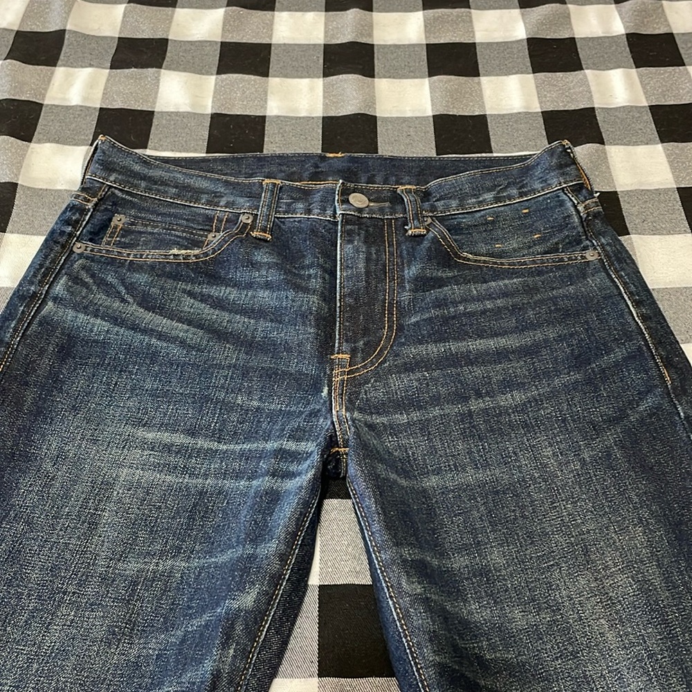 J.Crew 770 Japanese Fabric Kaihara Denim Jeans Men 31 x 34.5 Long tall Cotton